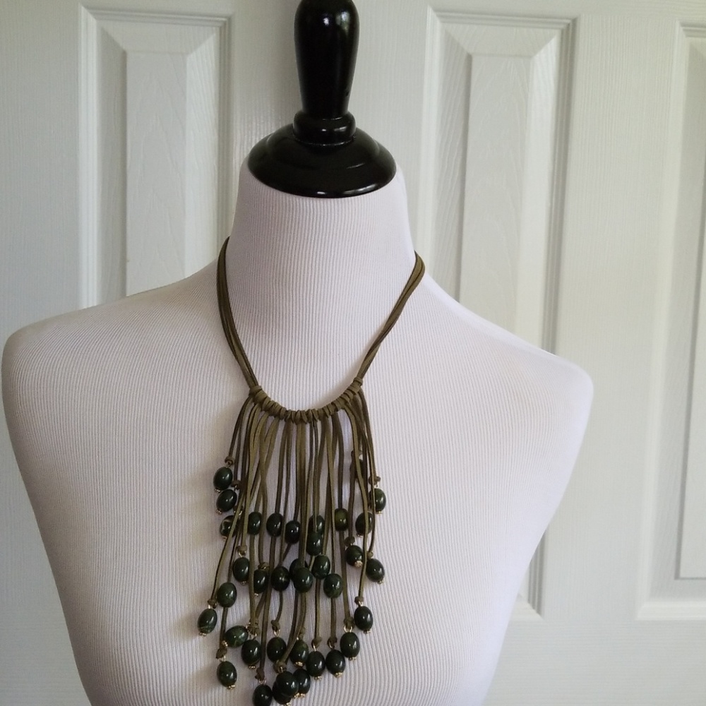 Beaded Chandelier Necklace